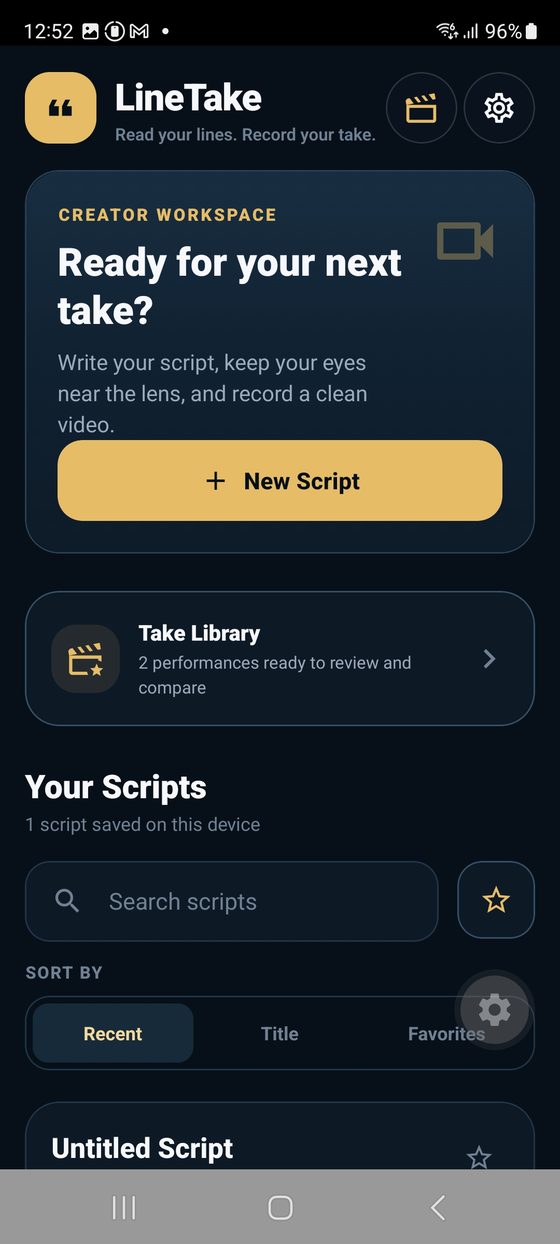 LineTalk creator workspace